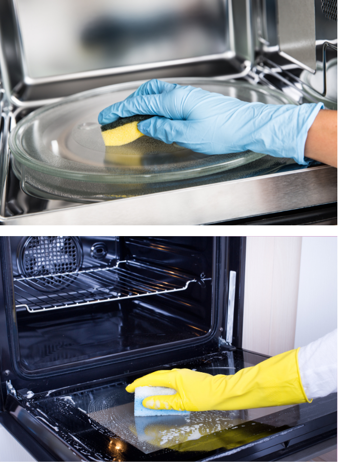 Cleaning over